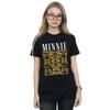 Disney T-shirt Boyfriend en Coton Motif Baroque Minnie Mouse pour Femmes/Dames
