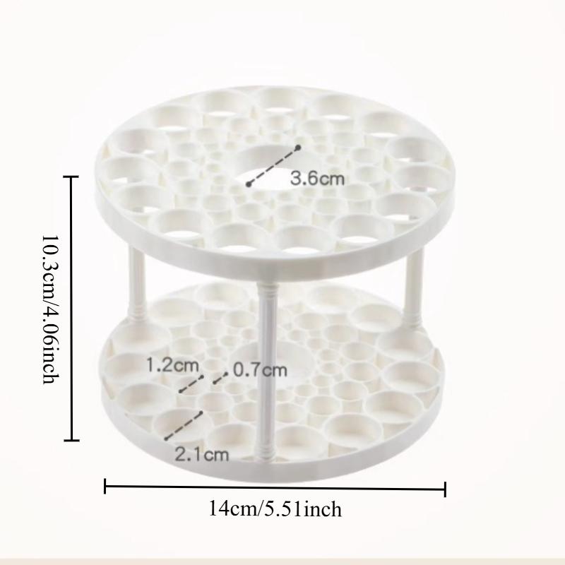 

New Thickened Makeup Brush Storage Rack Detachable and Washable Circular Makeup Brush Holder Pen Holder белый