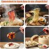 5 Pairs Kid Adult Training Chopsticks Trainers for Beginners, Reble Training Chopsticks Helpers, Beginners Trainings Chopstick Helpers Set, Non