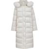 Women's 90% White Goose Down Fox Fur Collar Winter Jacket