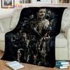TWD The Walking Dead Rick Horror TV Blanket,Soft Throw Blanket for Home Bedroom Bed Sofa Picnic Travel Office Cover Blanket Kids