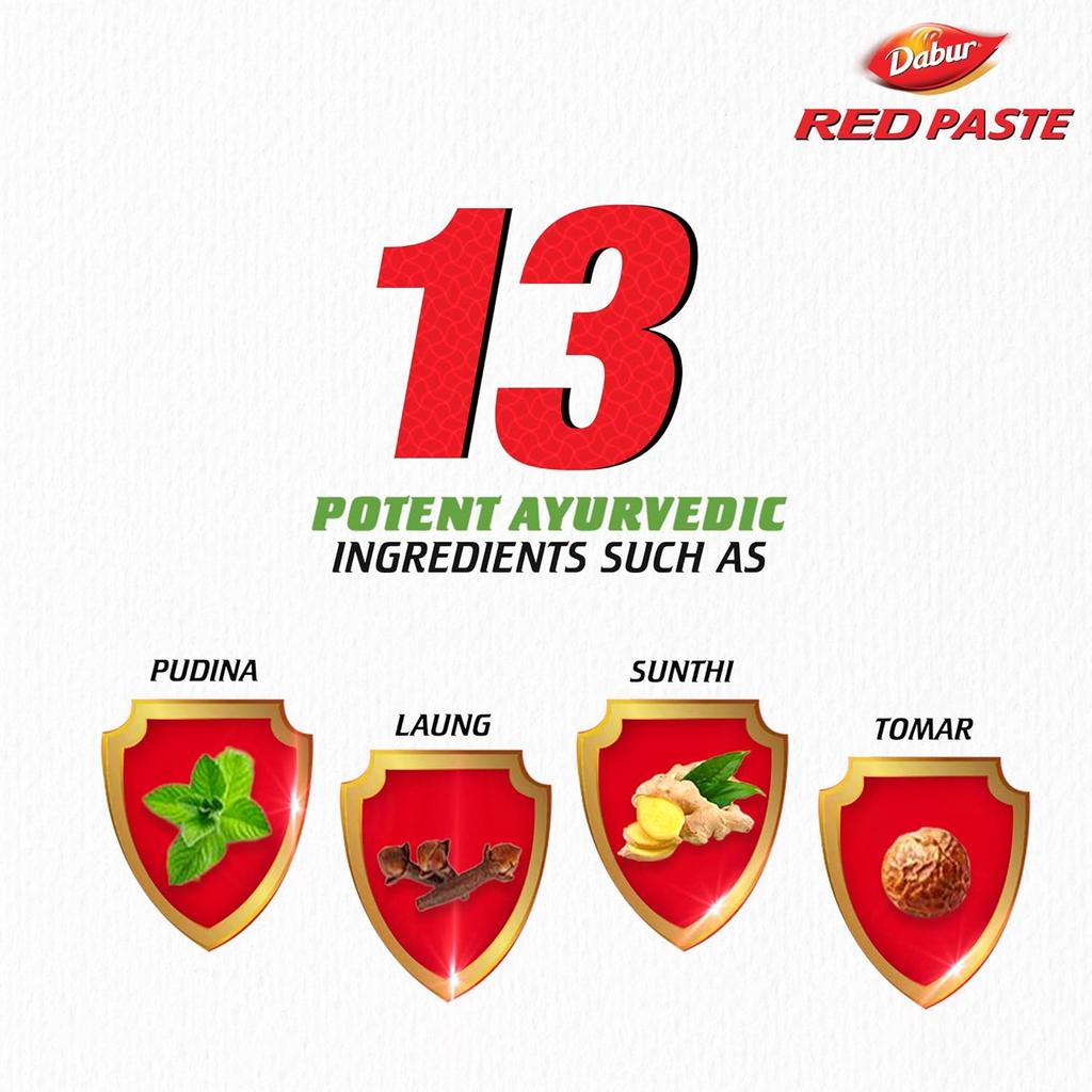Dabur Red Toothpaste 300g Pack Of 2 Ayurvedic Germ Protection Cavity Plaque Oral Care