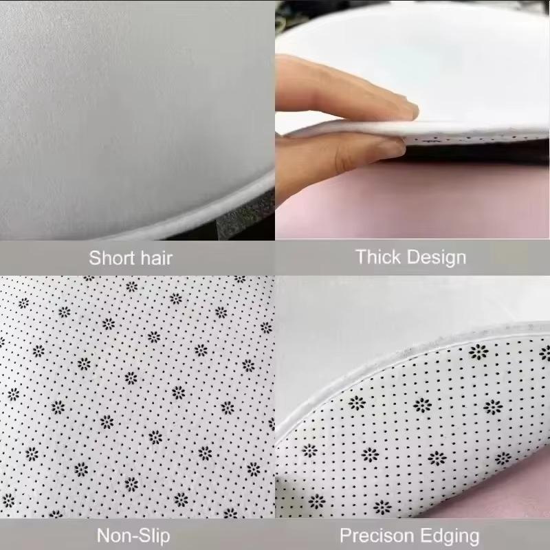 Disney Horse Ethnic Style Circular Floor Mat Living Room Sofa Bedroom Rug Light Luxury Anti Slip Carpet Home Decoration