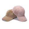 Women's Autumn Winter Rabbit Wool Solid Baseball Caps Female Cute Sweet Thicken Warm Plush Adjustable Couple Hats