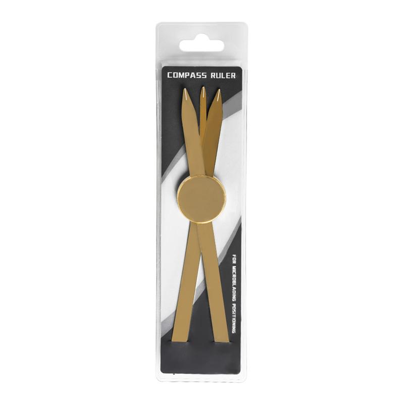 Golden Ratio Eyebrow Compass Microblading Positioning Ruler Precision Measurement Tool Permanent Makeup Brow Design Accessory