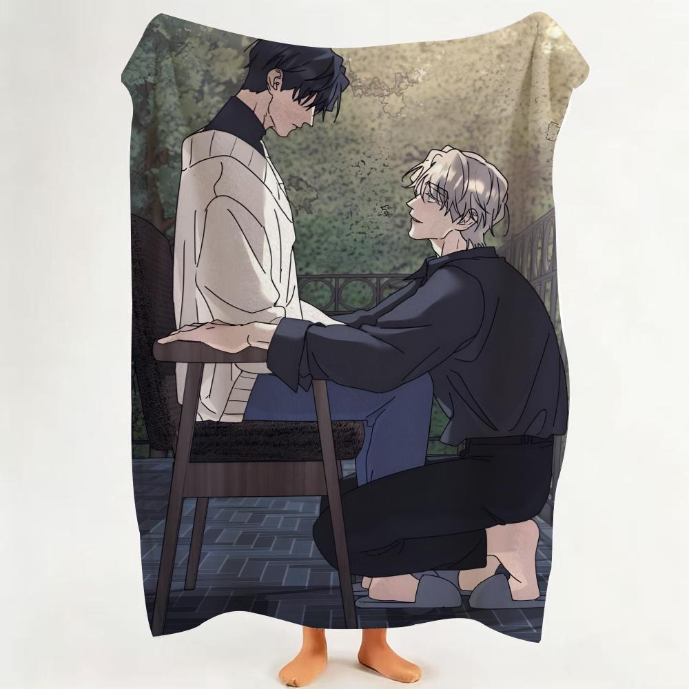 Comic T The Tree W Without Roots  Flannel  Blanket Suitable for Sofa Living Room Bedroom
