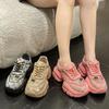 New Thick Soled Luxury Casual Shoes Designer Fashion Rhinestone Sports Shoes Fully Comfortable Anti Slip Breathable Shoes