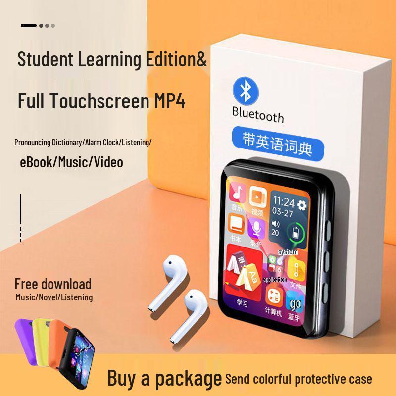 MP4 Touchscreen Bluetooth MP3 Music Player with English Dictionary for High School Students - Walkman P5
