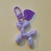 DIY Candy Color Sweet Resin Balloon Dog Keychain For Women Girls Animal Shaped Phone Chain Key Buckle Accessories Bag Pendant