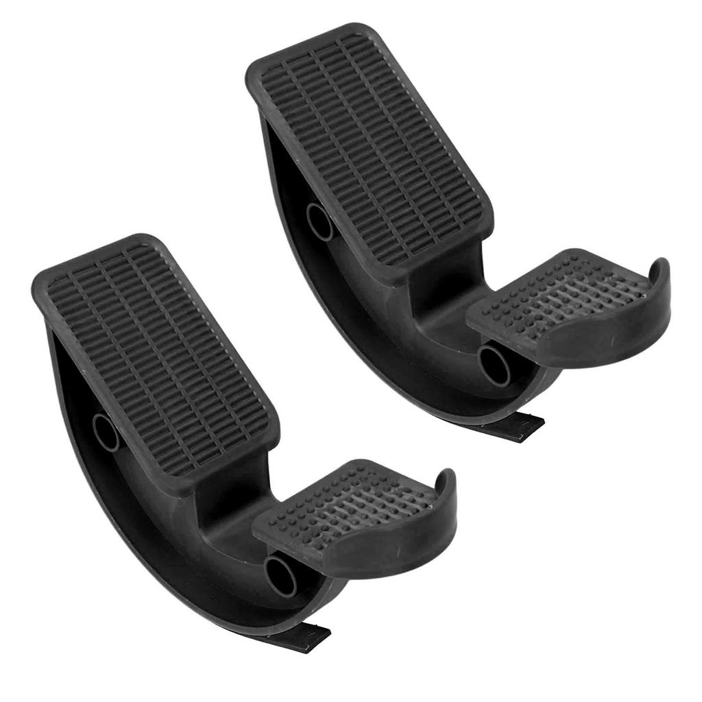 2pcs Slant Board Calf Stretcher Ankle Foot Incline Board for Stretching Tight Calves Plantar Fasciitis Black