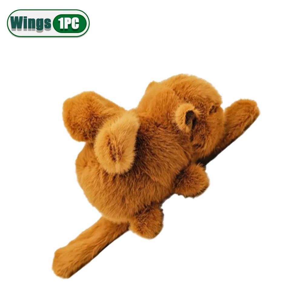 1-10 STÜCKE Rytanda Capybara Klatschkreis Spielzeug Capybara Plüsch Handring Spaß Pop Kreise Kinder Geschenk Klatsch Schnapp Wickel Armband
