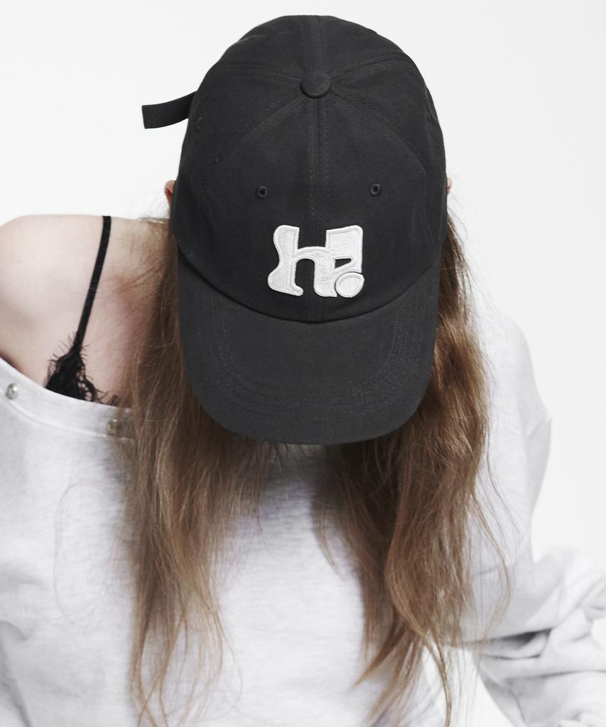 HOLYNUMBER7 Holy Symbol Big Logo Ball Cap_Charcoal