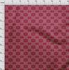 oneOone Cotton Flex Carmine Red Fabric Swirl Bandhani Sewing Craft Projects Fabric Prints By Yard 40 Inch