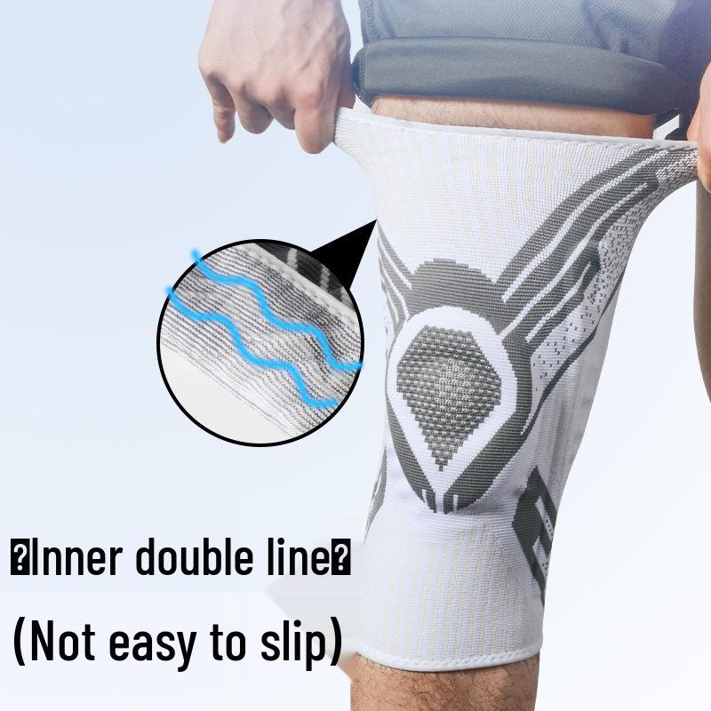Atmungsaktive Kniebandage für Frühling & Sommer: Elastische Kompression für Basketball, Volleyball und Sport