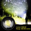 Waterproof Super Bright XHP160 LED Flashlight High Power Torch 5 Modes USB Rechargeable Lantern Emergency Spotlights