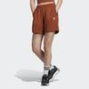 Adidas Originals Solid Color Sports Shorts Women shorts Brown IL9619
