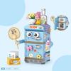 Small Construction Block Toaster Tv Set Household Appliance Model Assembled Brick Diy Fun Game Toy Gift Suitable For Home Decoration