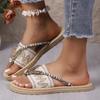 Women Slippers Summer Round Toe Thick Soled Slippers Open Toe Casual Shoes Women Fashionable Lightweight Sandals Slides Women