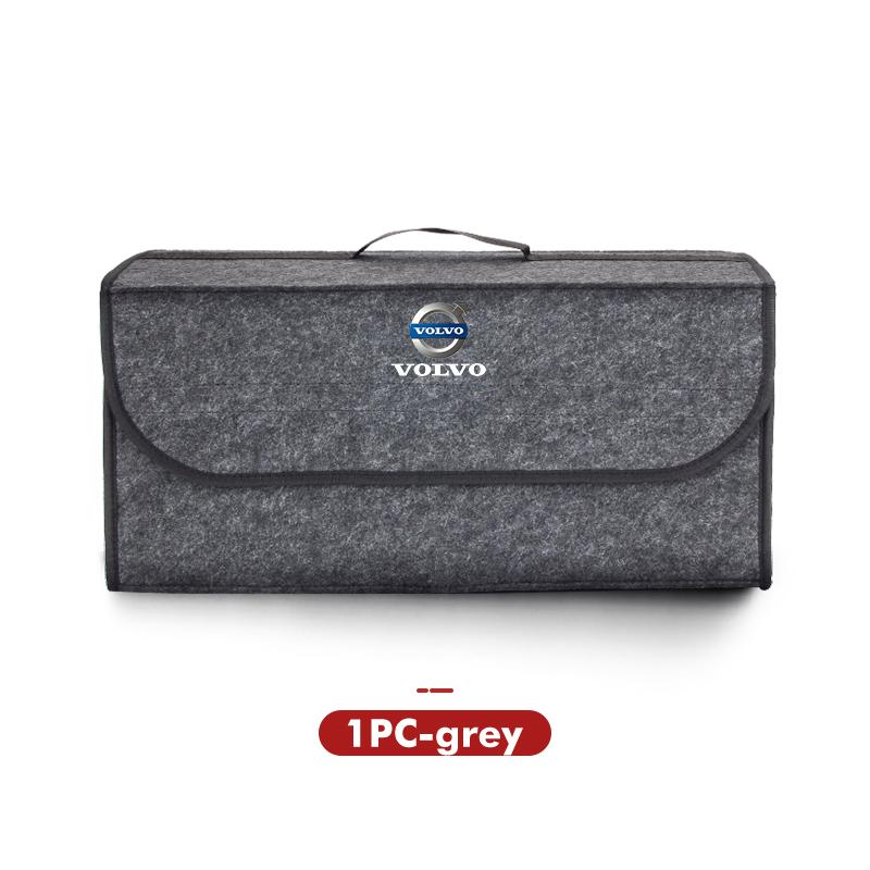 Dla logo samochodu Volvo Pudełko do przechowywania w bagażniku Duża pojemność Torba organizer na narzędzia Akcesoria V60 V90 S60 S80 S90 C30 XC40 XC60 XC70 XC90