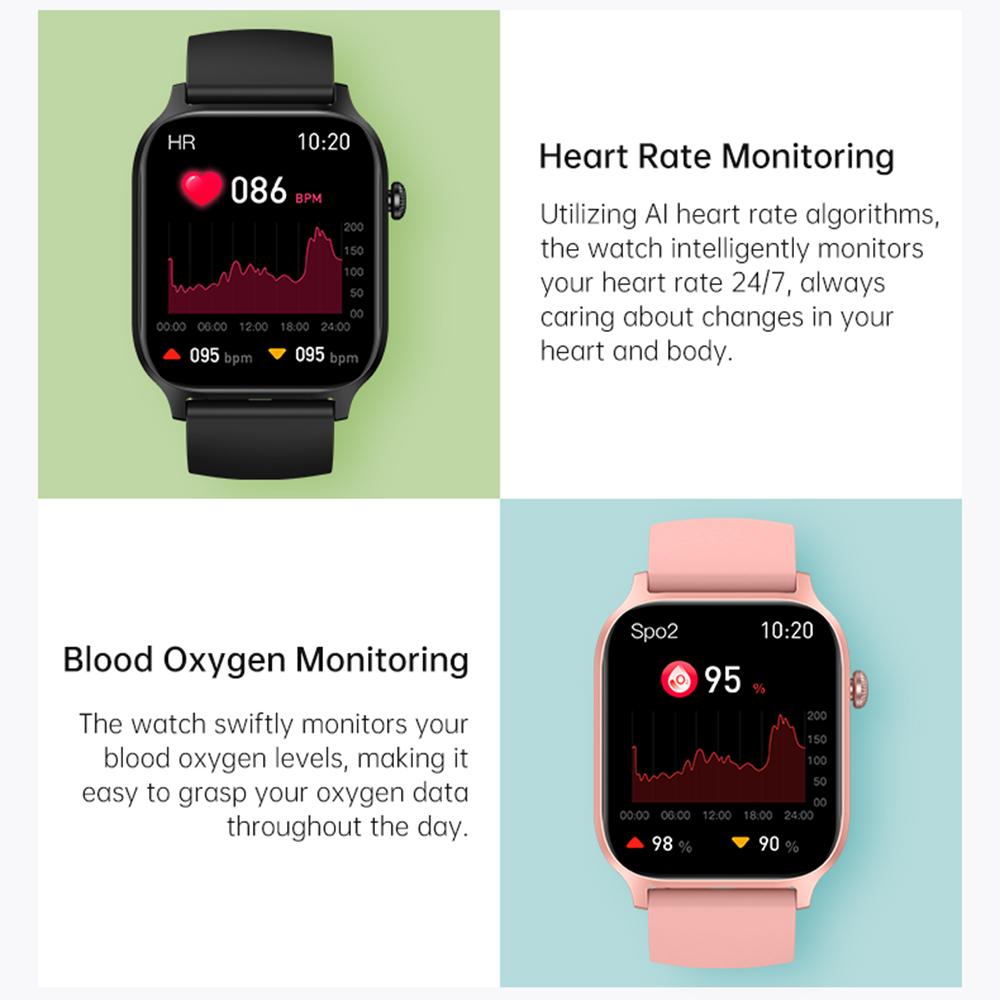 Y7 Smartwatch dla Mężczyzn Kobiet 1,85 cala Połączenie Bluetooth Smartwatch Zdrowie Zegarki do Nurkowania Relojes Smart Zegarek na Rękę