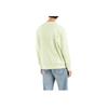 Levis Pull-over à col rond de couleur unie décontracté à manches longues pour homme Vert 87466-0002