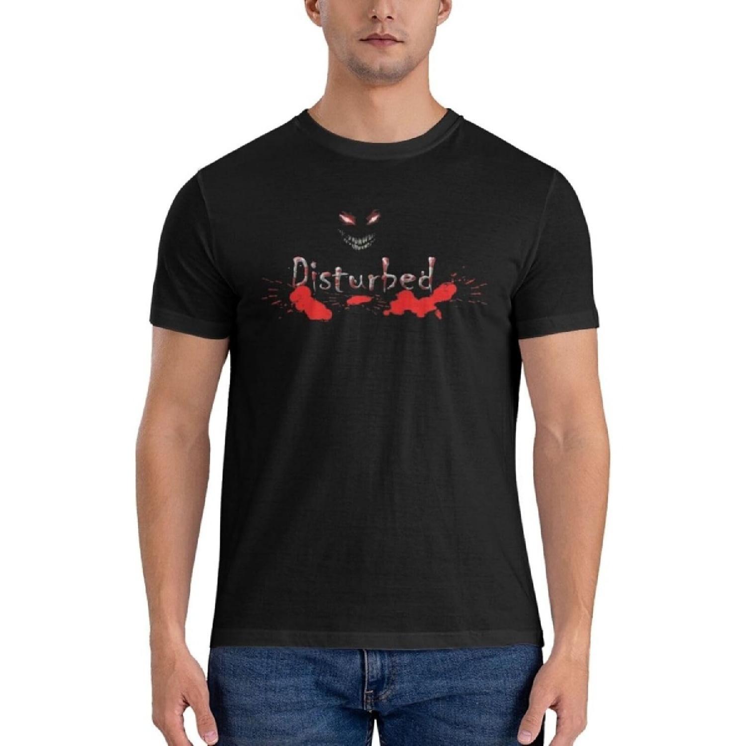 xhaxhi Men s Short Sleeve t-Shirt Disturbed Band Men s t-Shirt Workout Shirts Athletic T-Shirts XXXXXL разноцветный