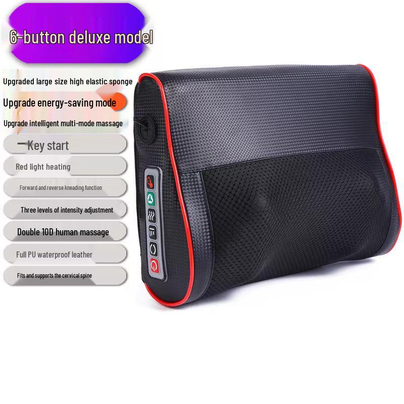 Cervical & Lumbar Electric Heating Massage Pillow