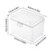 Plastic Clear Cards Storage Containers Box Game Playing Cards Box for Collecting Beads, Jewelry, Business Cards, Crafts