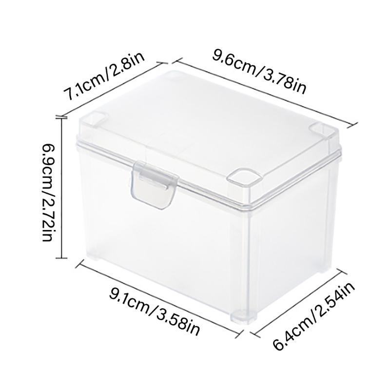 Clear Storage Containers Box for Game Card Playing Card Case Trading Card Storage Box Small Playing Card Storage Box
