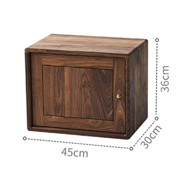 Premium Solid Wood Cube Storage Shelf, Rounded Corner Modular Bookcase Unit Creative Floor Standing Display Rack for Living Room