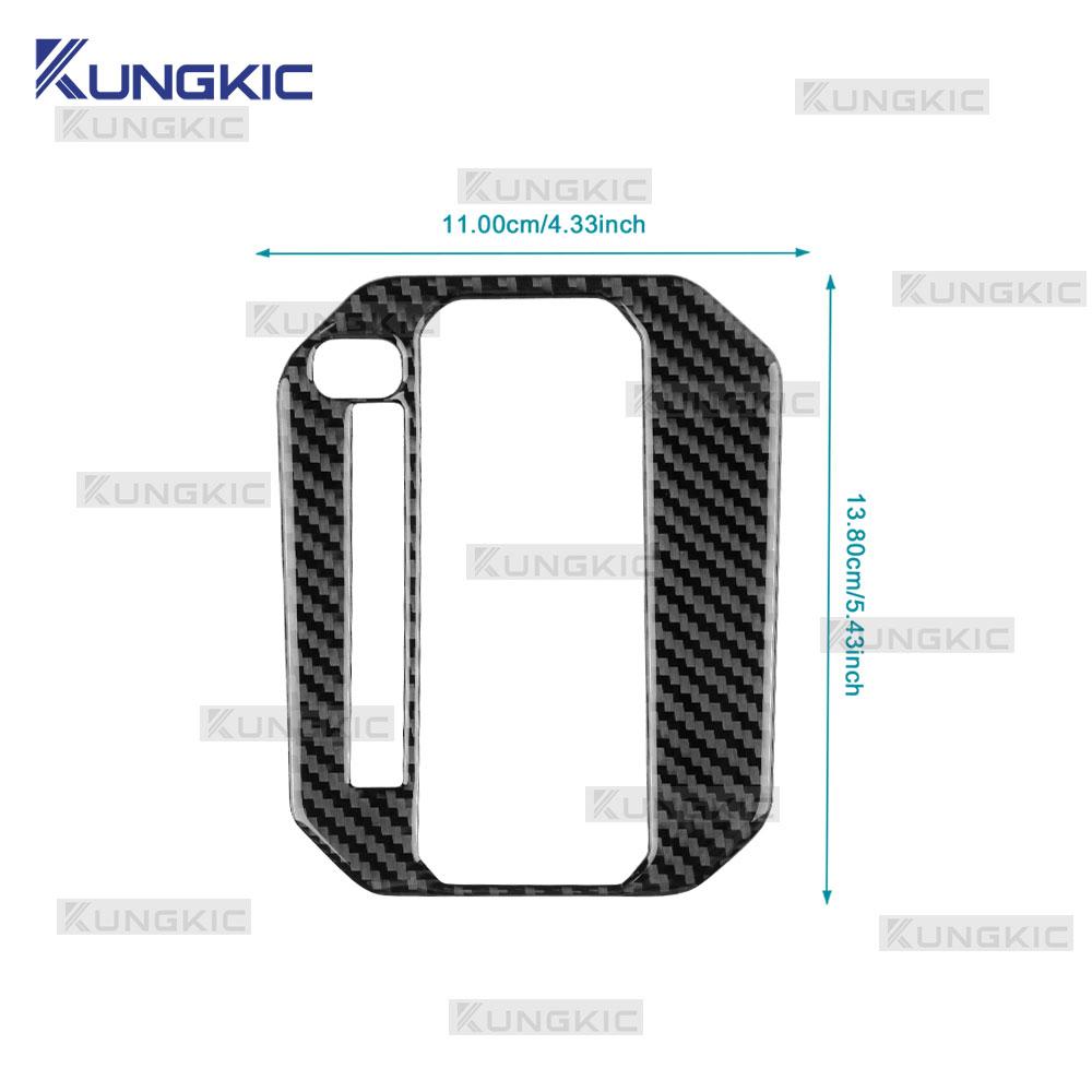 For Suzuki Jimny JB74 JB64 2019 2020 2025 2025 2025 2025 2025 Real Soft Carbon Fiber Sticker LHD RHD Car Gear Shift Trim