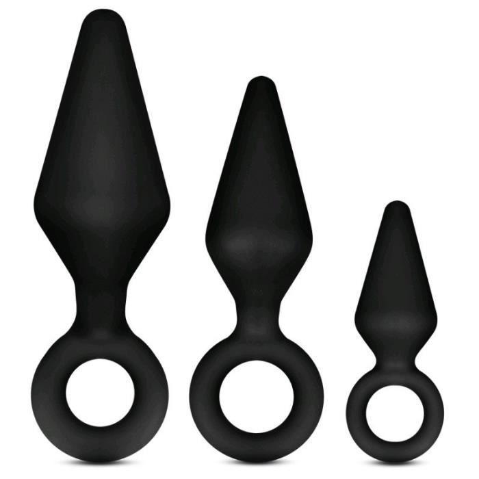 Plugs - Blush Novelties - Luxe Night Rimmer - Silicone - Noir - Débutant