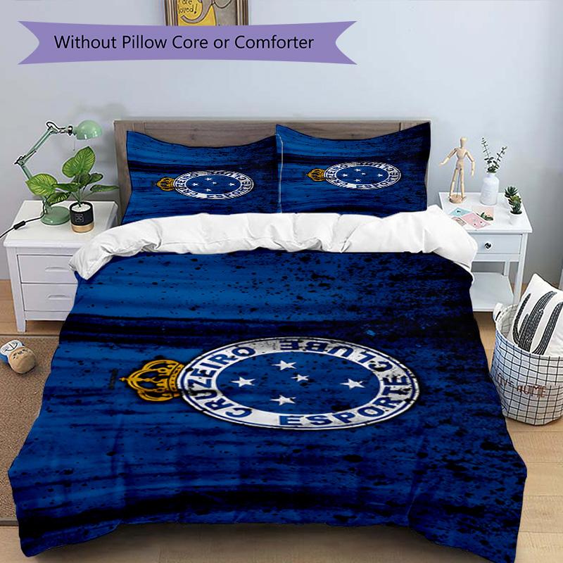 Fc Esporte Printed Pattern Duvet Cover Set – includes 1 duvet cover and 2 matching pillowcases Bedroom decor Christmas gifts