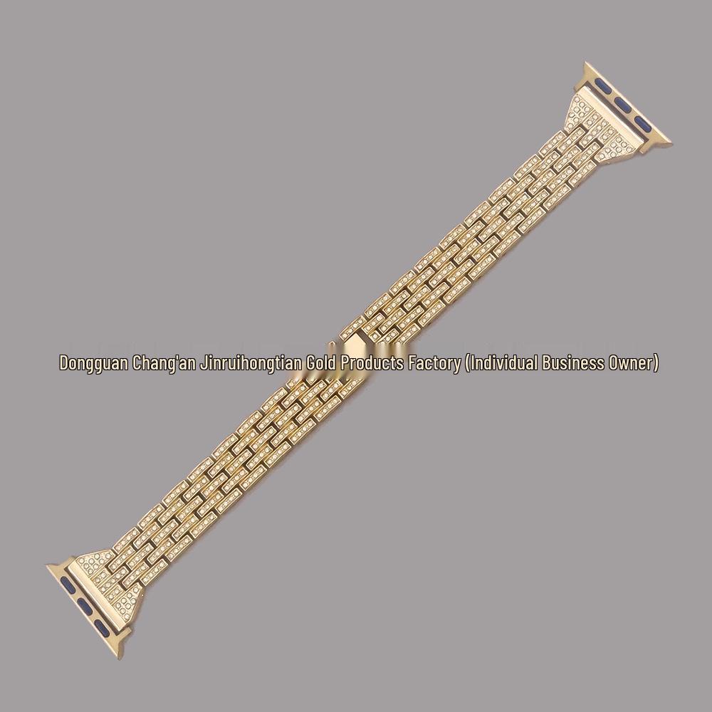 Apple Watch Band: Small Waist Five-Bead Starry Sky Design, Compatible with iWatch Series 1-9