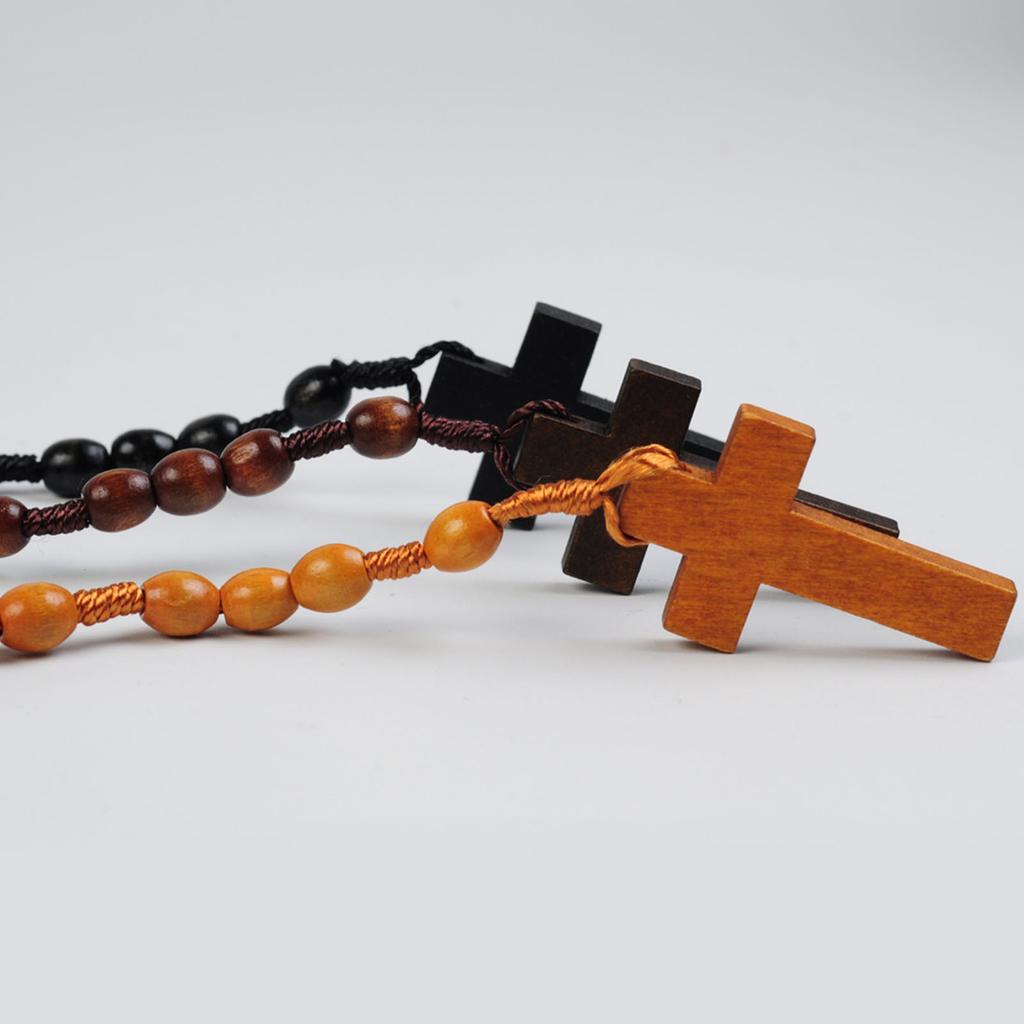 Handcraft Sturdy Wood Rosary Beads Craf from Natural Wood for Daily Prayer and Meditation With Elegant Designs