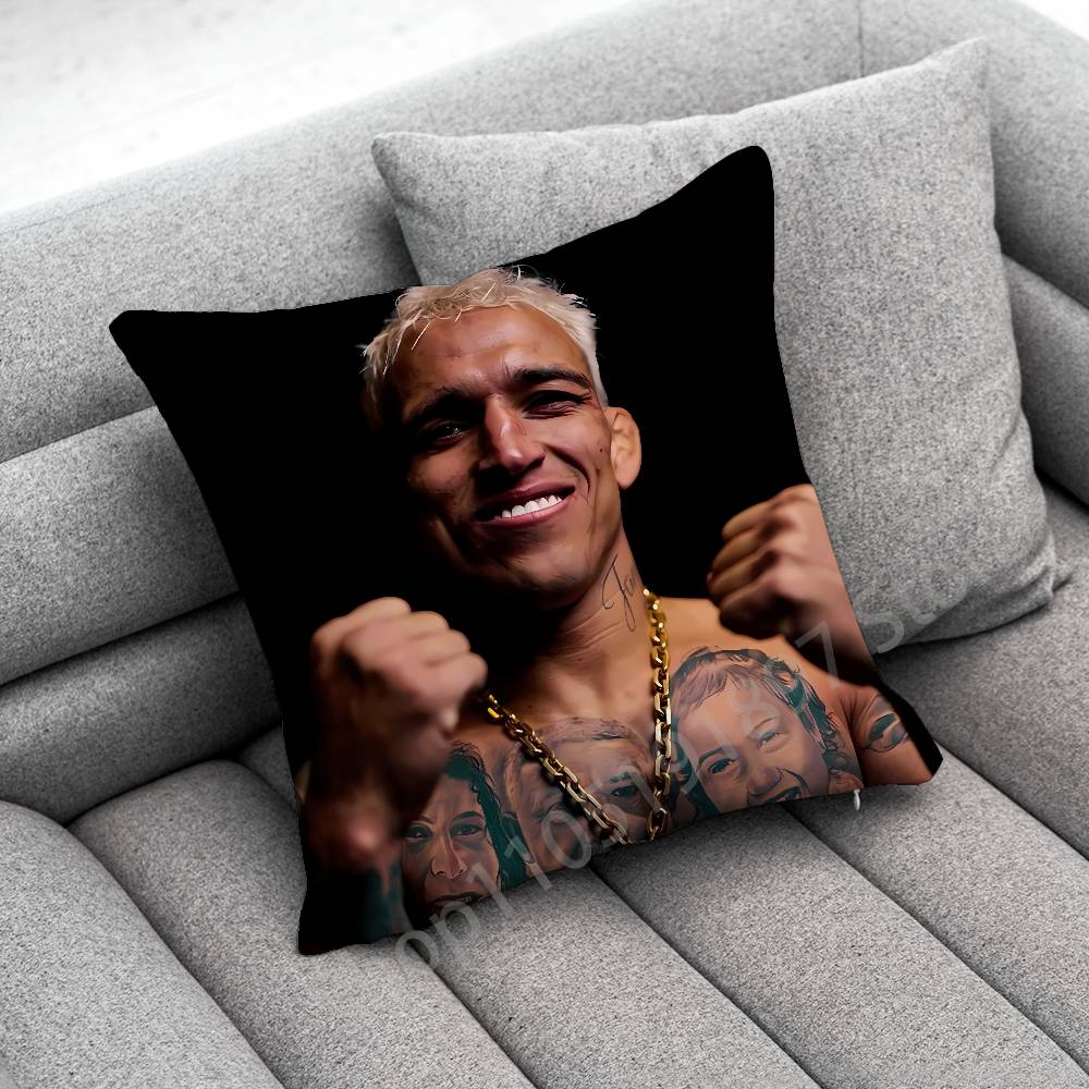 Brazil Brazilian C-Charles Oliveira Throw Pillow Case For 45x45cm 40x40cm 55x55cm 50x50cm 30x30cm Square Car Pillowcase Shell