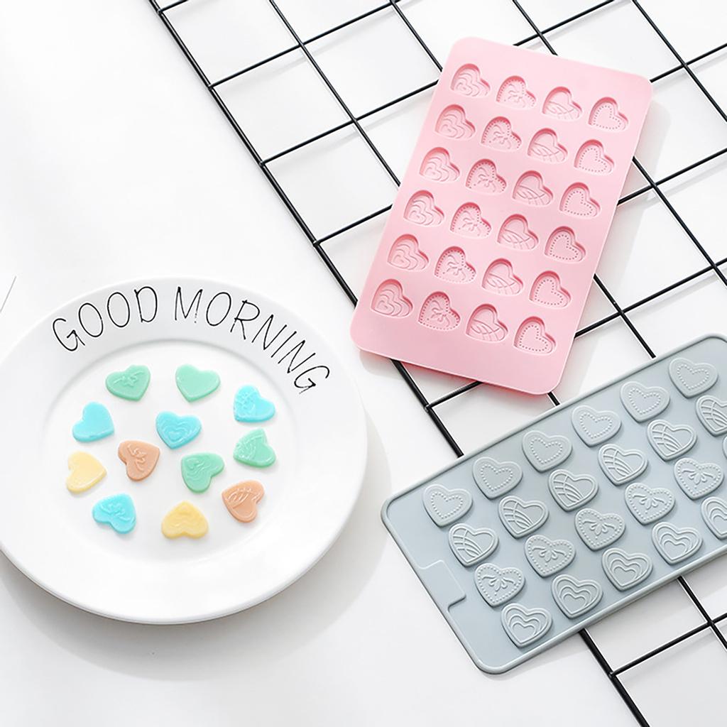 Heart Shaped Mould Silicone Baking Shape Love Heart-shaped