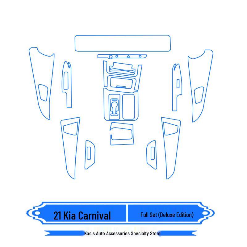 21st Gen Kia Carnival Navigation Screen Protector TPU Film
