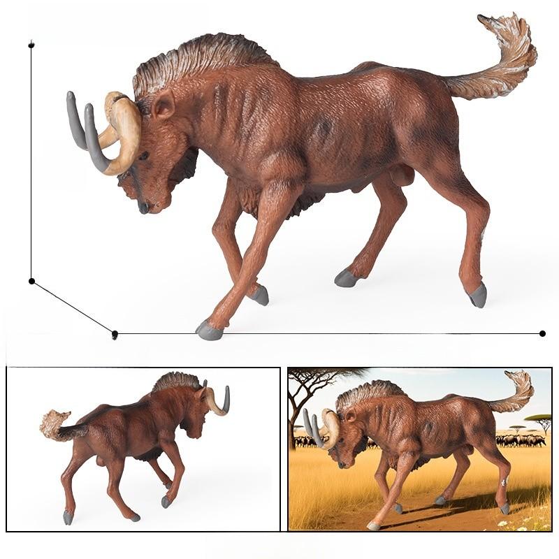 

Wild Tibetan Antelope Solid Plastic Model Set For Kids Educational Play And Collecting Style G