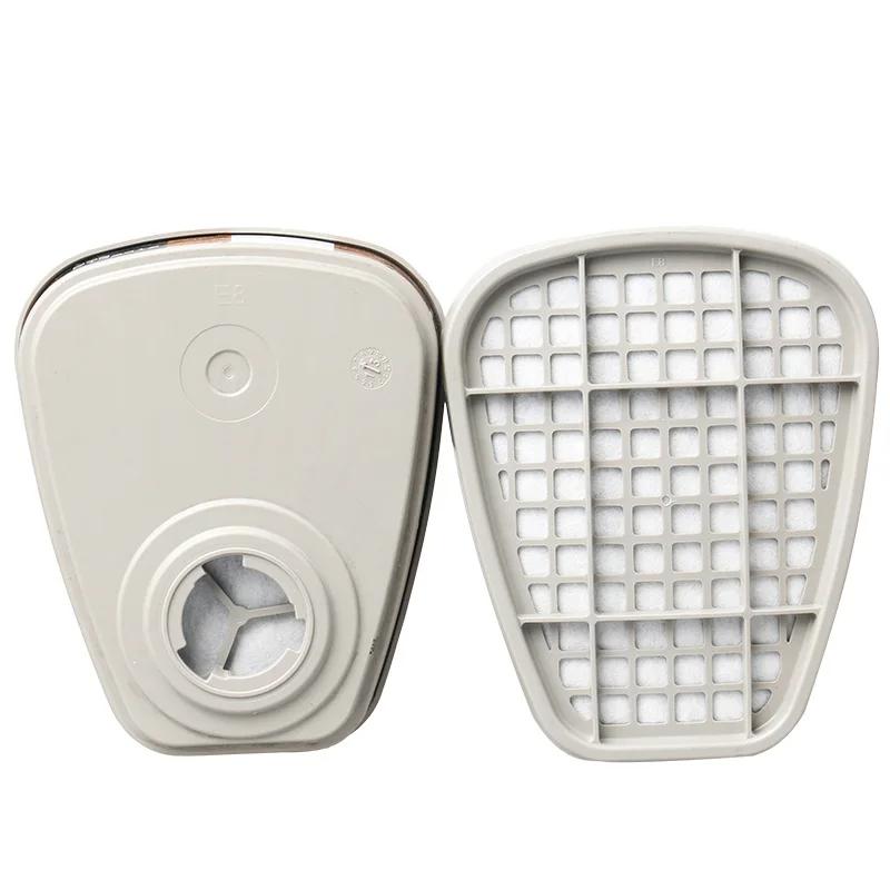 6001 Cartridge Box 5N11 Cotton Filters Set For 3m 6200/6502/7502/6800 Dust Gas Masks Chemical Painting Spraying Respirator