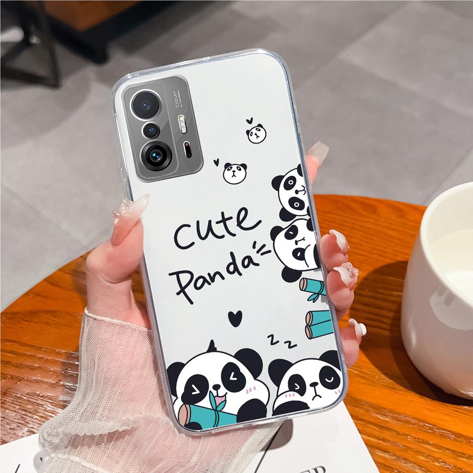 Phone Case For Xiaomi 11T Pro Creative Tag Soft TPU Silicone Clear Shockproof Bumper For Xiaomi 11 T Pro 11TPro Back Cover Coque