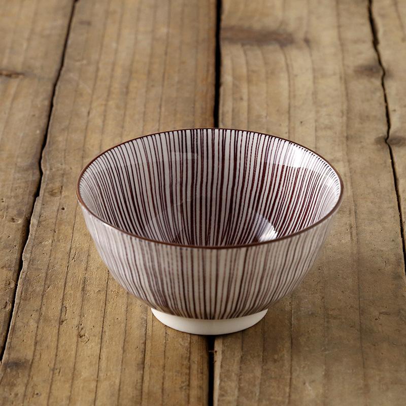 4,5 tums japansk keramisk risskål för porslin, hushåll, kök, restaurang, rund, skållningsfri nudelsoppaskål, ny 2025