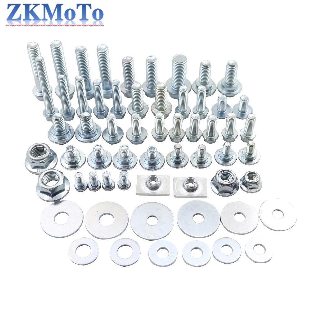Zestaw Śrub i Nakrętek do Owiewek i Błotników Motocyklowych Zestaw Mocowań Dla Honda CR CRF 125 150 250 300 350 450 250R 450R 250X 450X 250RX 450RX