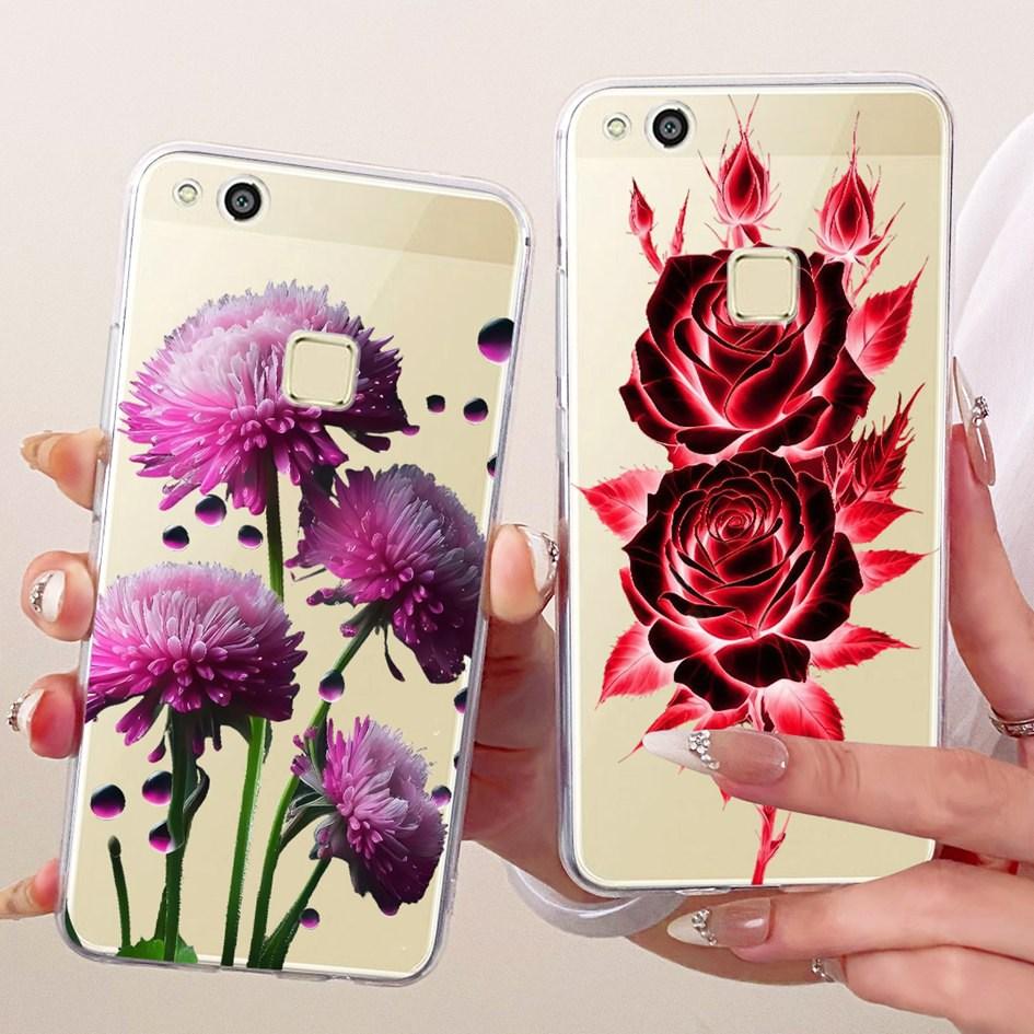 Case For Huawei P10 Lite Cover New Stylish Butterfly Phone Case Soft Transparent Silicone Bumper For Huawei P10Lite WAS-LX1 Capa
