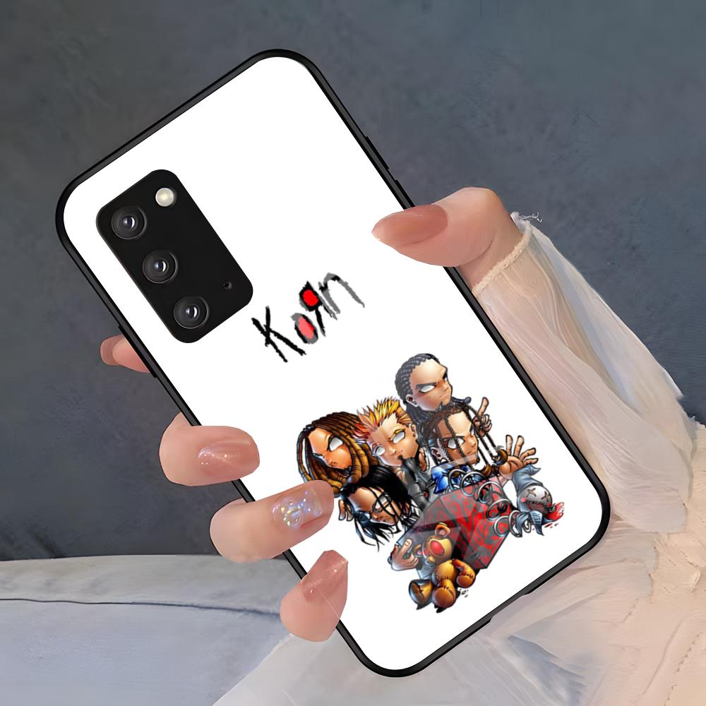 B-Band Korn Phone Case For Samsung S26 S25 Plus S20 S20 Plus S22 Ultra S23 FE S21 Plus S21 Ultra Glass Cover