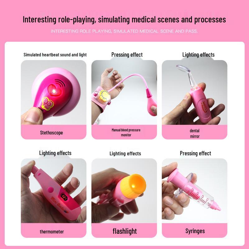 Little Doctor Medical Kit: Pretend Play Stethoscope & Nurse Tools for Kids