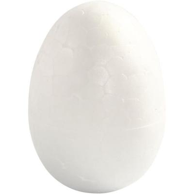 Polystyrene Eggs - White - 4.8 Cm - 10 Pcs