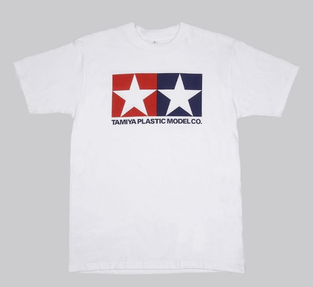 Tamiya Original Goods Tamiya White Cotton 66711 T-Shirt (M)