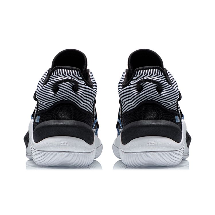 Li-Ning Cloud Air Strike Low Youth Basketball Shoes Kids Sneakers Black Standard-White YKBR036-9