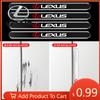 Interior Stickers 4pcs Car Door Edge Transparent Anti Scratch Protection Strips For FSPORT LBX NX RX 350h 450h ES UX 300e
